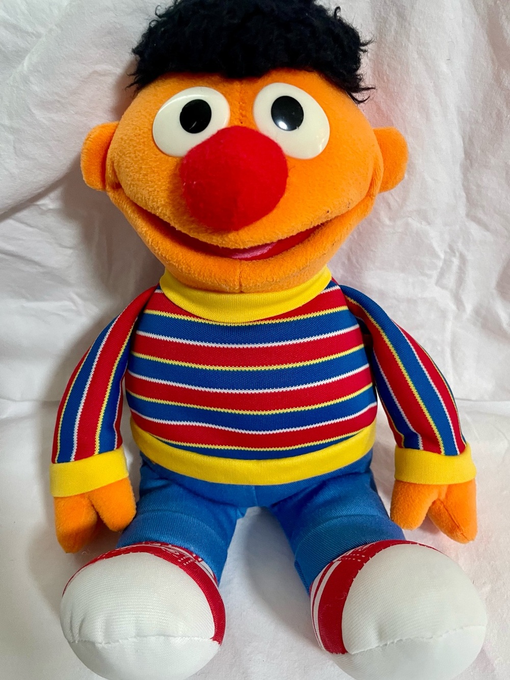 2003 Sesame Street Ernie Plush Toy 14" Stuffed Plush Toy